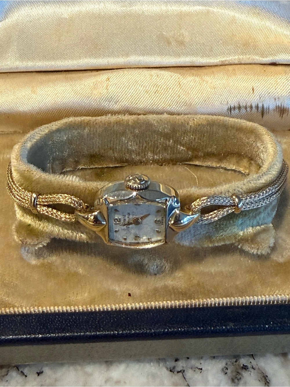 1950's 14k Gold Filled gf Girard Perregaux with original crown and glass